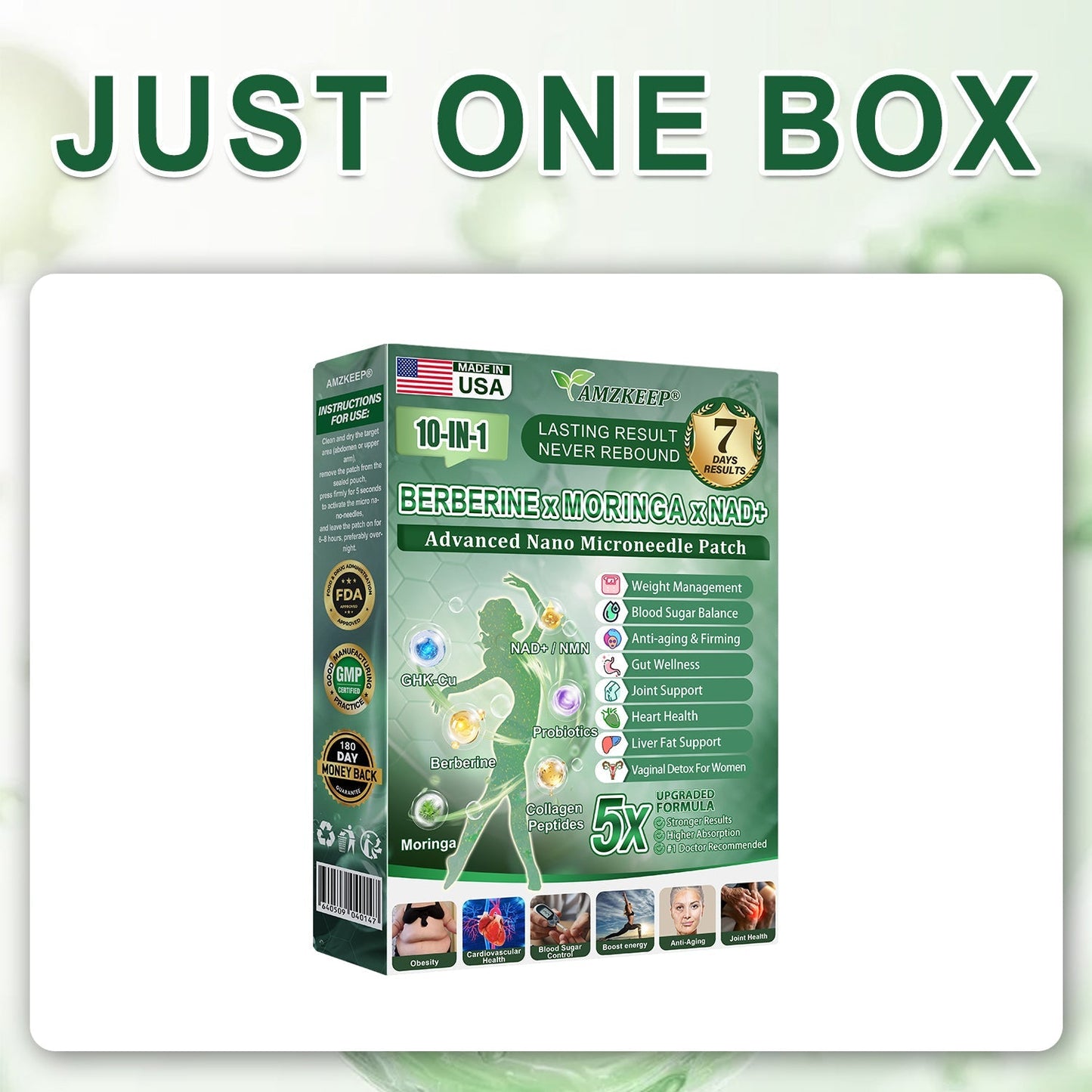 🇺🇸 𝑶𝒇𝒇𝒊𝒄𝒊𝒂𝒍 𝑺𝒕𝒐𝒓𝒆 |🍀𝐀𝐌𝐙𝐊𝐄𝐄𝐏® 𝑴𝒆𝒕𝒂𝒃𝒐𝒍𝒊𝒄 𝑵𝒂𝒏𝒐 𝑴𝒊𝒄𝒓𝒐𝒏𝒆𝒆𝒅𝒍𝒆 𝑷𝒂𝒕𝒄𝒉(𝐉𝐮𝐬𝐭 𝐨𝐧𝐜𝐞 𝐚 𝐝𝐚𝐲, 𝐯𝐢𝐬𝐢𝐛𝐥𝐞 𝐜𝐡𝐚𝐧𝐠𝐞𝐬 𝐢𝐧 𝟕 𝐝𝐚𝐲𝐬）𝘽𝙚𝙧𝙗𝙚𝙧𝙞𝙣𝙚 + 𝙈𝙤𝙧𝙞𝙣𝙜𝙖 𝙁𝙤𝙧𝙢𝙪𝙡𝙖 ✅ 𝐅𝐨𝐫 𝐨𝐛𝐞𝐬𝐢𝐭𝐲, 𝗟𝗼𝗼𝘀𝗲 𝘀𝗸𝗶𝗻,𝐝𝐢𝐚𝐛𝐞𝐭𝐞𝐬, 𝐬𝐥𝐞𝐞𝐩 𝐚𝐩𝐧𝐞𝐚, 𝐣𝐨𝐢𝐧𝐭 𝐢𝐬𝐬𝐮𝐞𝐬, 𝐚𝐧𝐝 𝐦𝐨𝐫𝐞💯💯 (Copy)