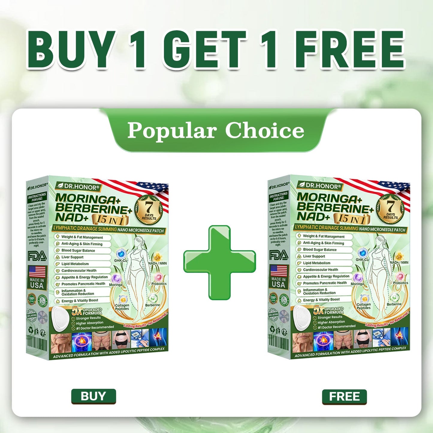 DR. HONOR® Official Store – Advanced 10-in-1 Metabolic Nano Patch | Boost Metabolism & Support Weight Management