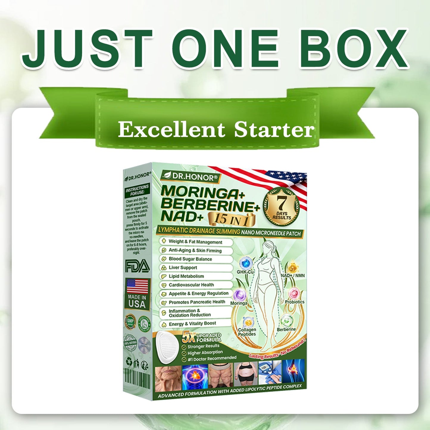 DR. HONOR® Official Store – Advanced 10-in-1 Metabolic Nano Patch | Boost Metabolism & Support Weight Management