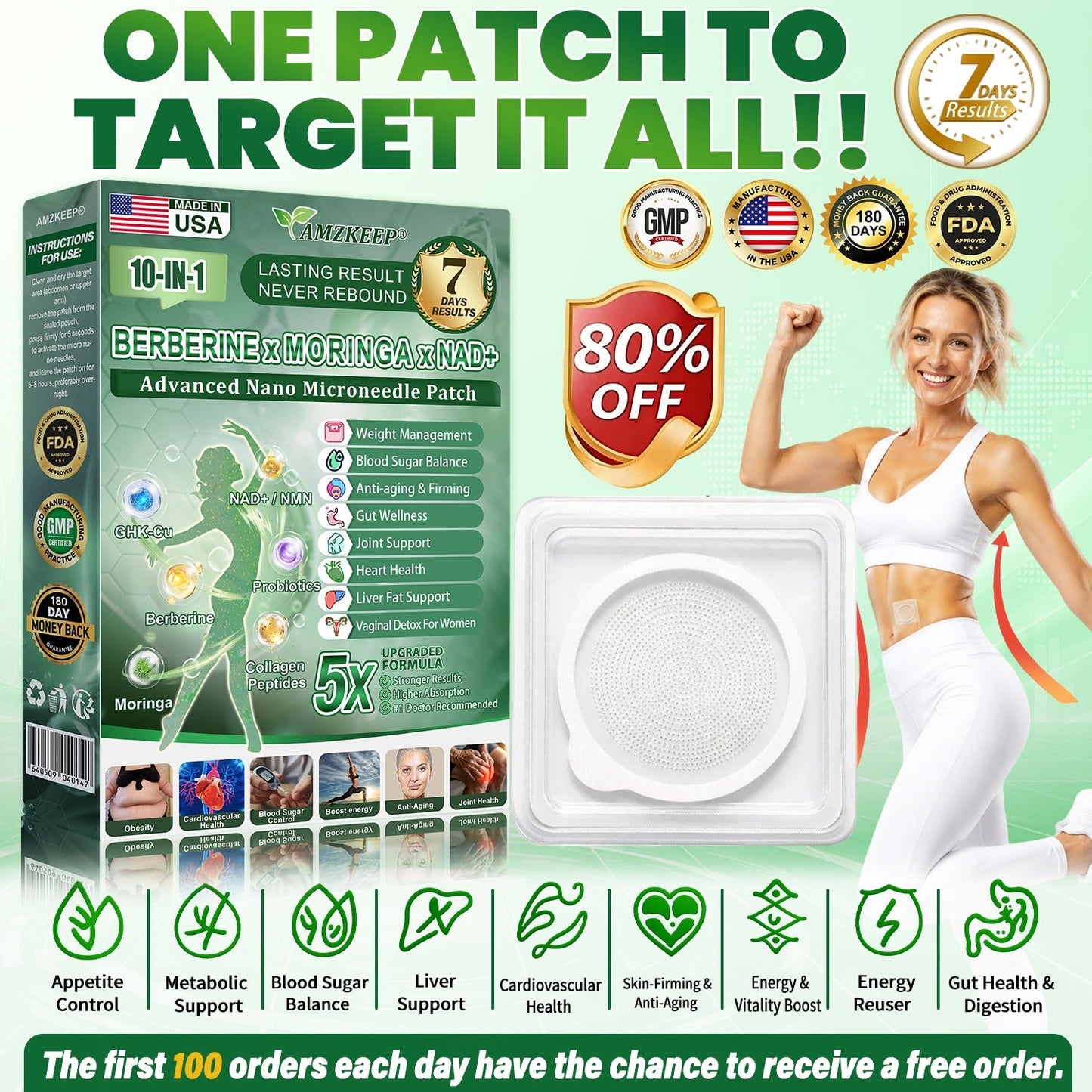 🇺🇸 𝑶𝒇𝒇𝒊𝒄𝒊𝒂𝒍 𝑺𝒕𝒐𝒓𝒆 |🍀𝐀𝐌𝐙𝐊𝐄𝐄𝐏® 𝑴𝒆𝒕𝒂𝒃𝒐𝒍𝒊𝒄 𝑵𝒂𝒏𝒐 𝑴𝒊𝒄𝒓𝒐𝒏𝒆𝒆𝒅𝒍𝒆 𝑷𝒂𝒕𝒄𝒉(𝐉𝐮𝐬𝐭 𝐨𝐧𝐜𝐞 𝐚 𝐝𝐚𝐲, 𝐯𝐢𝐬𝐢𝐛𝐥𝐞 𝐜𝐡𝐚𝐧𝐠𝐞𝐬 𝐢𝐧 𝟕 𝐝𝐚𝐲𝐬）𝘽𝙚𝙧𝙗𝙚𝙧𝙞𝙣𝙚 + 𝙈𝙤𝙧𝙞𝙣𝙜𝙖 𝙁𝙤𝙧𝙢𝙪𝙡𝙖 ✅ 𝐅𝐨𝐫 𝐨𝐛𝐞𝐬𝐢𝐭𝐲, 𝗟𝗼𝗼𝘀𝗲 𝘀𝗸𝗶𝗻,𝐝𝐢𝐚𝐛𝐞𝐭𝐞𝐬, 𝐬𝐥𝐞𝐞𝐩 𝐚𝐩𝐧𝐞𝐚, 𝐣𝐨𝐢𝐧𝐭 𝐢𝐬𝐬𝐮𝐞𝐬, 𝐚𝐧𝐝 𝐦𝐨𝐫𝐞💯💯 (Copy)
