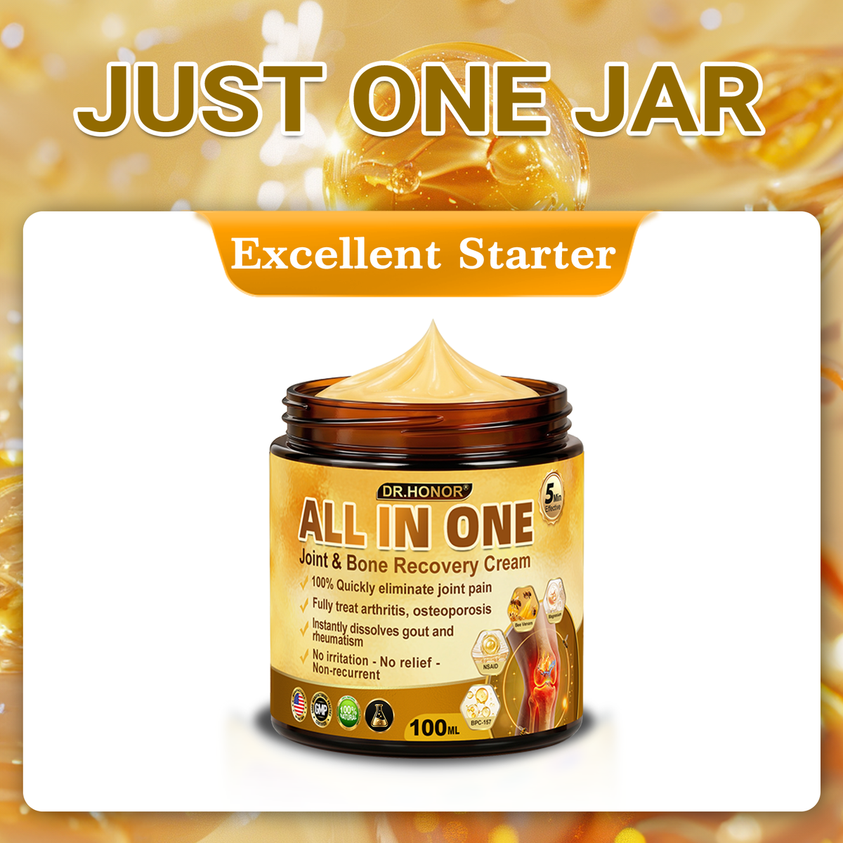 DR.HONOR® All-In-One Joint & Bone Recovery Cream🎉🎉(Specially for older adults)