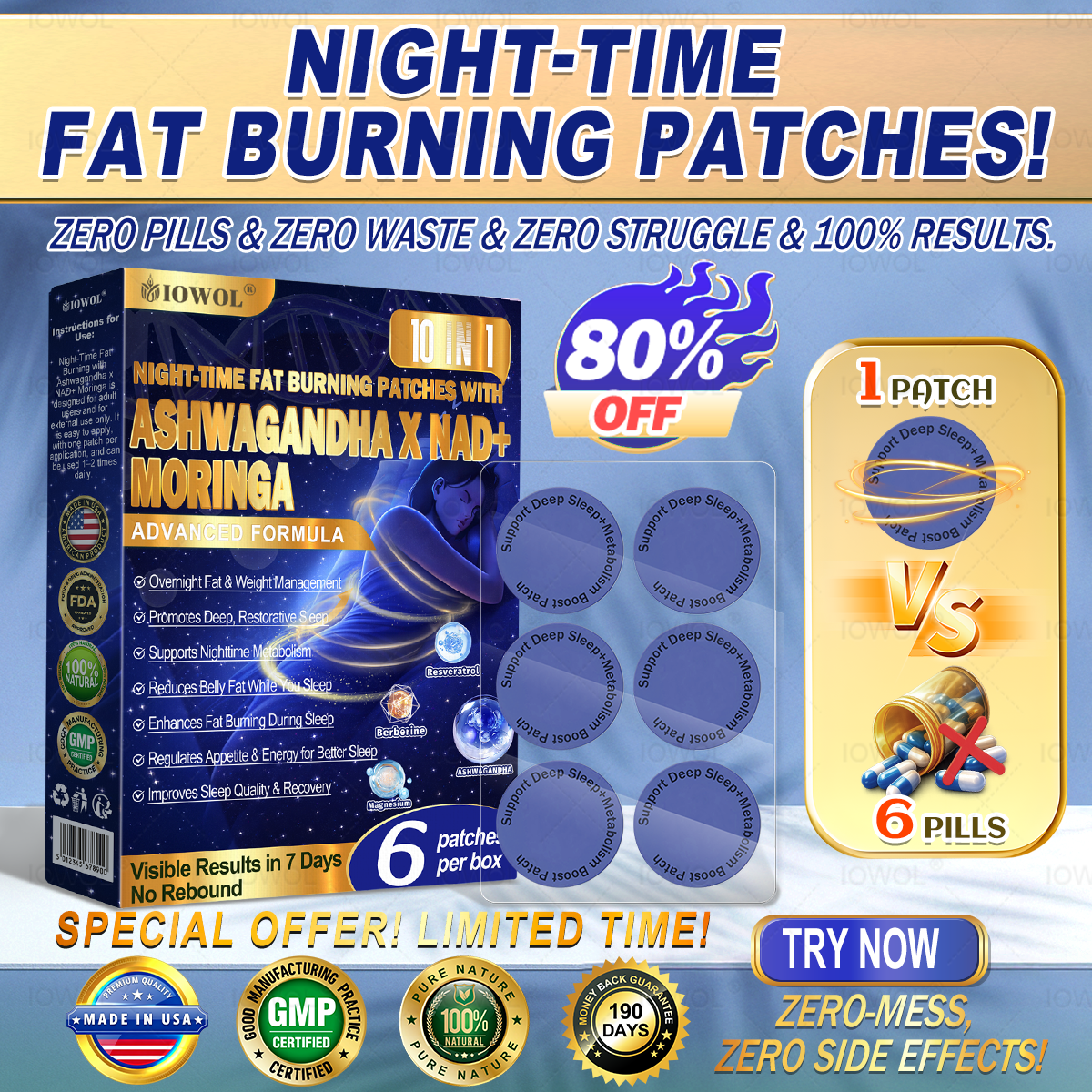 🔥 Want faster results? Add this 80% OFF to accelerate your progress. NIGHT-TIME FAT BURNING PATCHES! ZERO PILLS & ZERO WASTE & ZERO STRUGGLE & 100% RESULTS.