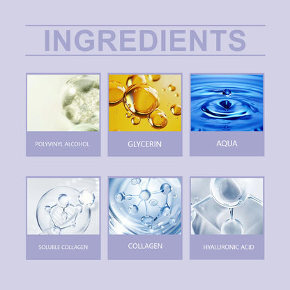 Korean Skincare Collagen Peel Off Facial Mask,Instant Glow&Glass Skin,Pore Cleansing&Firming,Smooth Fine Lines&Removes Impuritie