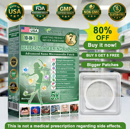 🇺🇸 𝑶𝒇𝒇𝒊𝒄𝒊𝒂𝒍 𝑺𝒕𝒐𝒓𝒆 |🍀𝐀𝐌𝐙𝐊𝐄𝐄𝐏® 𝑴𝒆𝒕𝒂𝒃𝒐𝒍𝒊𝒄 𝑵𝒂𝒏𝒐 𝑴𝒊𝒄𝒓𝒐𝒏𝒆𝒆𝒅𝒍𝒆 𝑷𝒂𝒕𝒄𝒉(𝐉𝐮𝐬𝐭 𝐨𝐧𝐜𝐞 𝐚 𝐝𝐚𝐲, 𝐯𝐢𝐬𝐢𝐛𝐥𝐞 𝐜𝐡𝐚𝐧𝐠𝐞𝐬 𝐢𝐧 𝟕 𝐝𝐚𝐲𝐬）𝘽𝙚𝙧𝙗𝙚𝙧𝙞𝙣𝙚 + 𝙈𝙤𝙧𝙞𝙣𝙜𝙖 𝙁𝙤𝙧𝙢𝙪𝙡𝙖 ✅ 𝐅𝐨𝐫 𝐨𝐛𝐞𝐬𝐢𝐭𝐲, 𝗟𝗼𝗼𝘀𝗲 𝘀𝗸𝗶𝗻,𝐝𝐢𝐚𝐛𝐞𝐭𝐞𝐬, 𝐬𝐥𝐞𝐞𝐩 𝐚𝐩𝐧𝐞𝐚, 𝐣𝐨𝐢𝐧𝐭 𝐢𝐬𝐬𝐮𝐞𝐬, 𝐚𝐧𝐝 𝐦𝐨𝐫𝐞💯💯 (Copy)